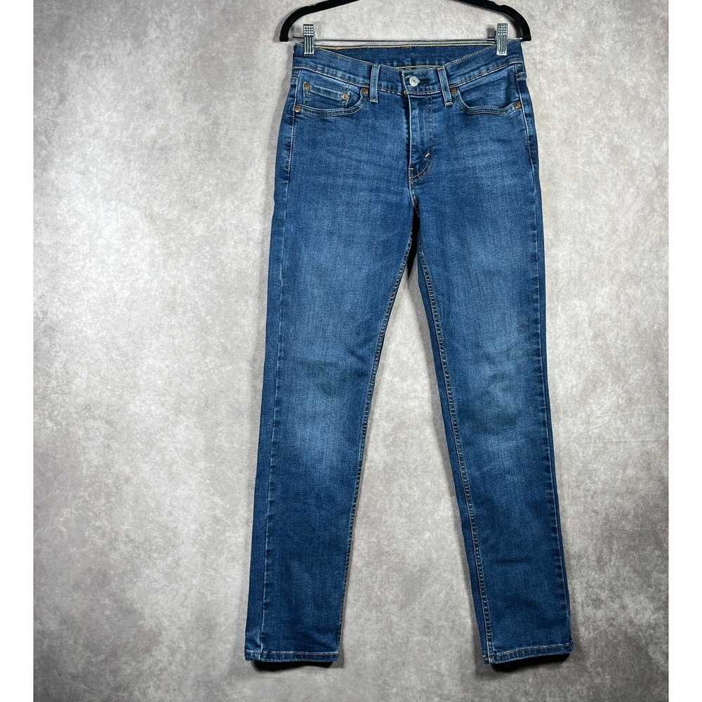 Levi's 511 Jeans Mens Size 30X32 Blue Dark Wash Denim Straight Leg Everyday